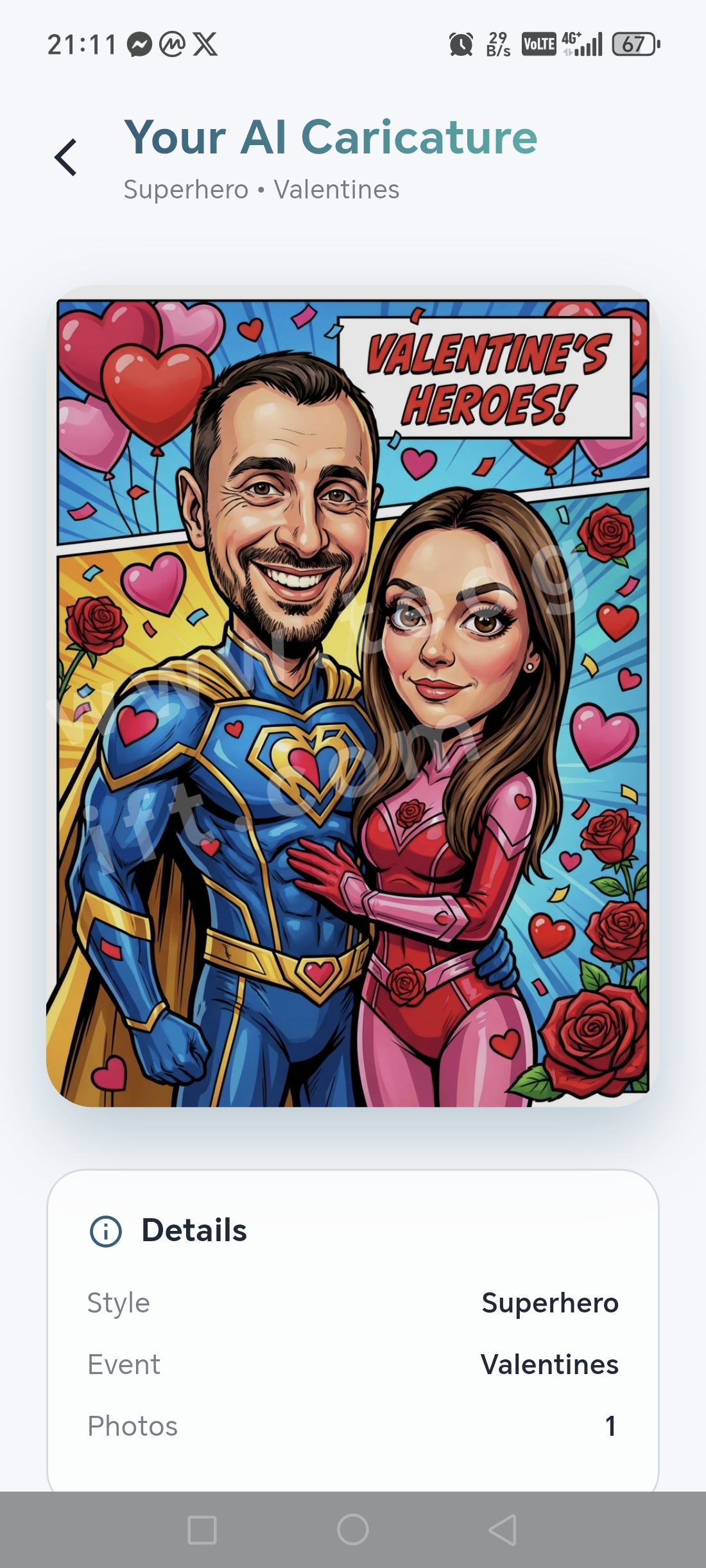 AI Caricature Example